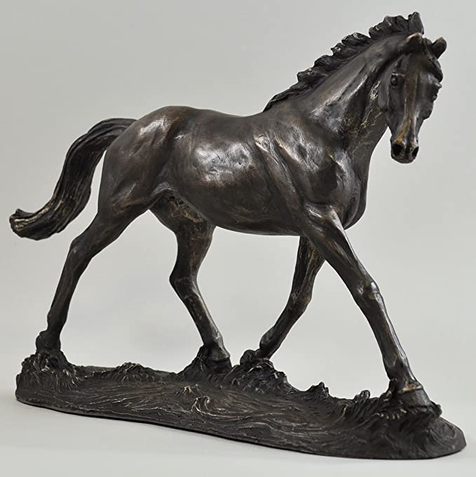 'Elegance' by Harriet Glen cold cast bronze horse figurine sculpture
