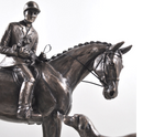 'Country Companions' By Harriet Glen fabulous cold cast bronze Horse and Dogs figurine sculpture