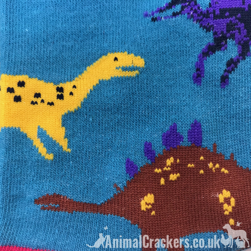 Novelty fun adults Dinosaur lover gift socks Unisex One Size stocking filler