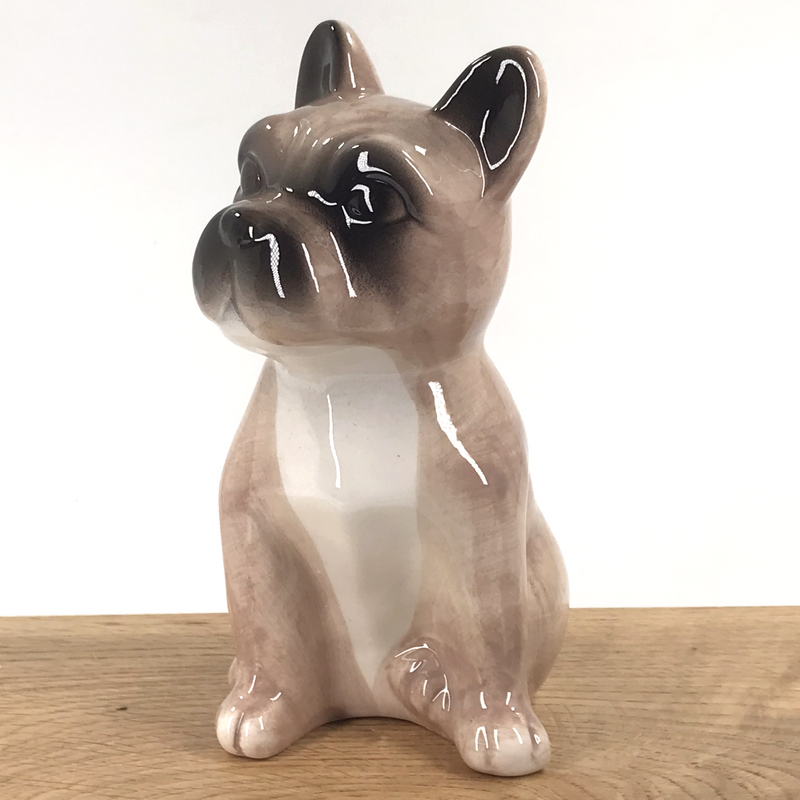 French Bulldog ceramic Money Box piggy bank by Lesser & Pavey, boxed