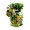Pomme Pidou 'Dorothy' bright coloured Cat shaped ceramic planter