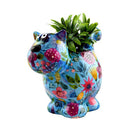 Pomme Pidou 'Dorothy' bright coloured Cat shaped ceramic planter
