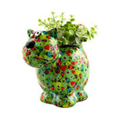 Pomme Pidou 'Dorothy' bright coloured Cat shaped ceramic planter