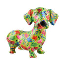 Pomme Pidou 'Dennis' Dachshund Sausage Dog Shaped Ceramic Money Box
