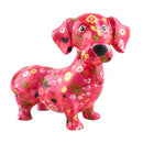Pomme Pidou 'Dennis' Dachshund Sausage Dog Shaped Ceramic Money Box