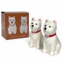 West Highland Terrier Ceramic Salt & Pepper Shaker Set