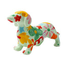 Pomme Pidou 'Frankie Blossom Bliss' Dachshund shaped ceramic Money Box (Medium)
