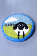Pachamama Flock Of Sheep Coaster 10cm Pk 4