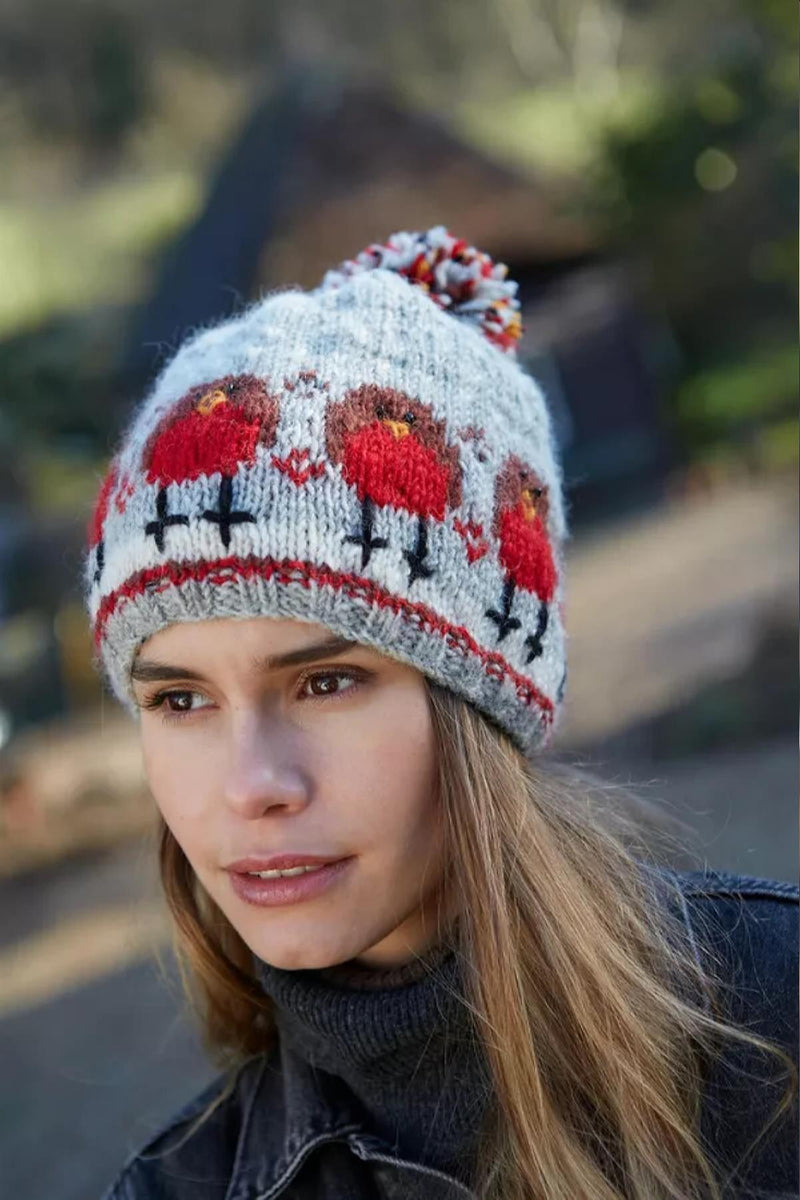 Pachamama Robin Bobble Beanie