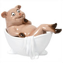 Pig in Bath Tub ornament from the Bathtime collection by Lesser & Pavey