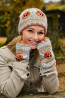 Pachamama Highland Cow Beanie Hat Chunky Knit Merino Wool
