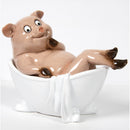 Pig in Bath Tub ornament from the Bathtime collection by Lesser & Pavey