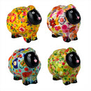 Pomme Pidou 'Peluche' Sheep Shaped Ceramic Money Box, 15.5cm, gift boxed