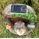 Large Mouse In Doorway with Solar Light - Female Mouse with Cakes
