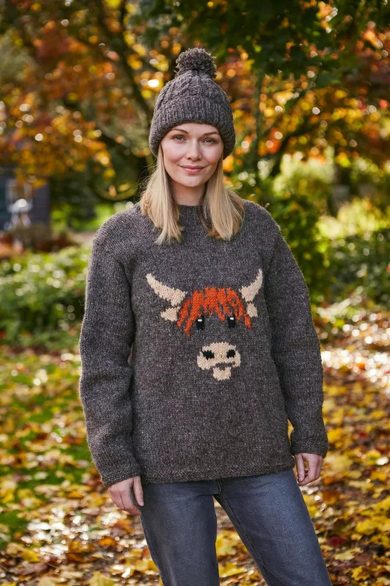 Pachamama Highland Cow Sweater