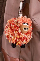 Pachamama Duncan The Highland Cow Bag Charm, Hand Felted And Knitted Accessories