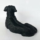 Realistic Laying Black Labrador Dog figurine, 16cm, Gift Boxed