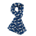 'Mini Scottie' Scottish Terrier design lightweight Scarf in a choice of colours