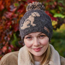 Pachamama Labrador Dog Design All Wool Bobble Beanie Hat
