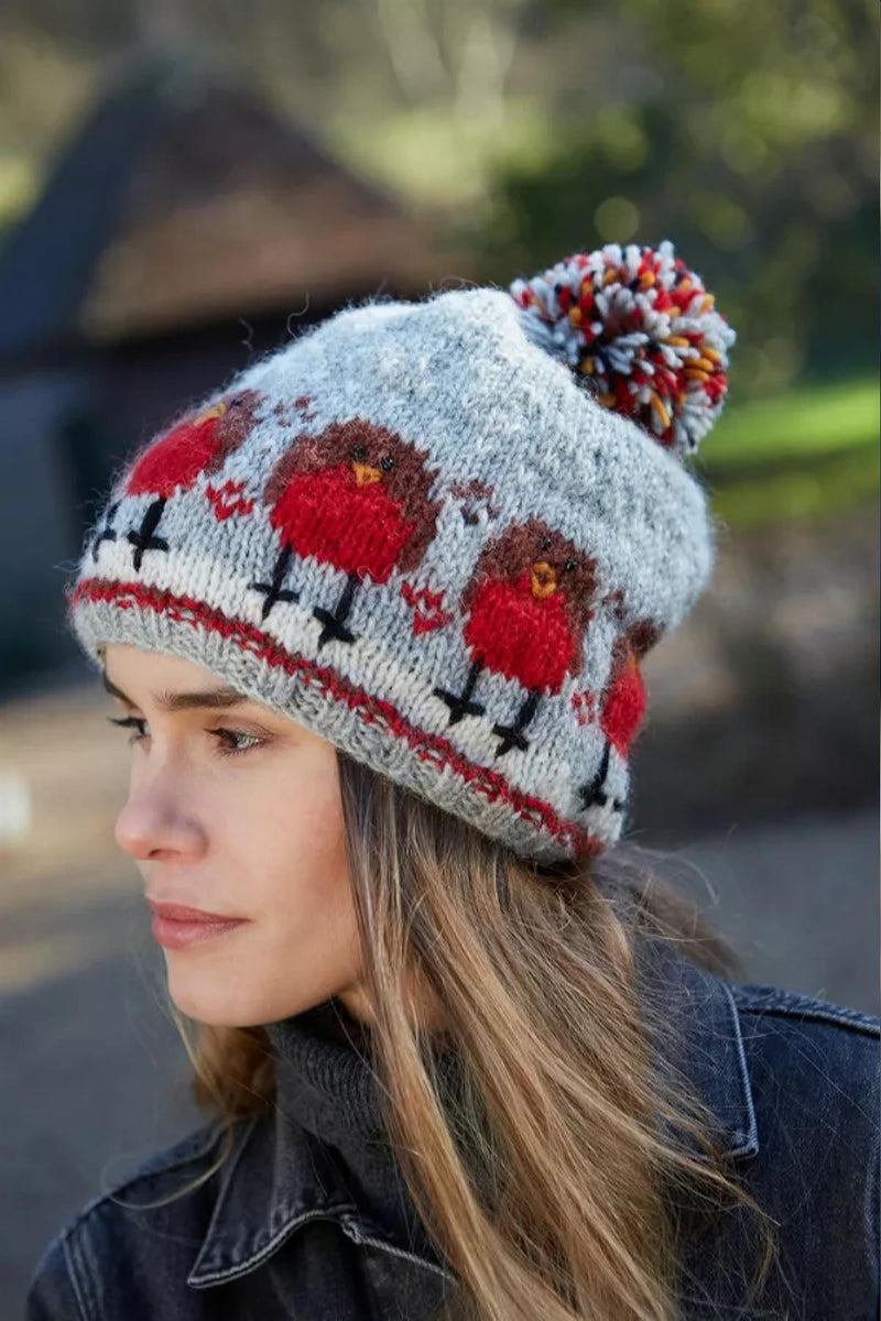 Pachamama Robin Bobble Beanie