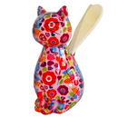 Pomme Pidou 'Caramel' ceramic Cat shaped kitchen utensil holder with utensils