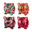 Pomme Pidou 'Rosie' Pig Shaped Ceramic Money Box Piggy Bank, 15cm, gift boxed