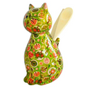 Pomme Pidou 'Caramel' ceramic Cat shaped kitchen utensil holder with utensils