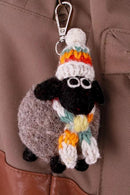 Pachamama Stuart The Lakeland Sheep Bag Charm, Hand Felted And Knitted Accessories