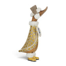 DCUK Gilded Caramel Duckling Christmas Duck Decoration Wearing A Robe