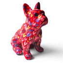 Pomme Pidou 'Valentino' French Bulldog With Love Hearts Pattern Ceramic Figurine