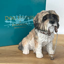Shih Tzu ornament figurine from the Leonardo Walkies range, height 17cm, gift boxed