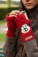 Pachamama Smiley Dog Handwarmers All Wool Chunky Knit