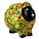 Pomme Pidou 'Peluche' Sheep Shaped Ceramic Money Box, 15.5cm, gift boxed