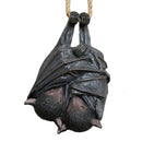 Two Hanging Bats with Rope Figurine, Bat Height 26cm (plus rope)