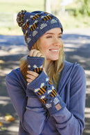 Pachamama Beehive Handwarmer Denim