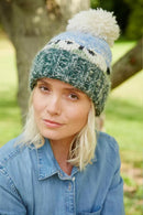 Pachamama Hazy Sheep Bobble Beanie (Sherpa Fleece)