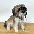 Shih Tzu ornament figurine from the Leonardo Walkies range, height 17cm, gift boxed