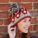 Pachamama Skulk Of Foxes Bobble Beanie Hat In Chunky Knit Wool