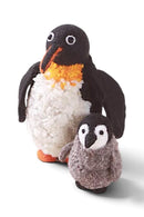 Pachamama Penelope The Penguin Felted Ornament With Knitted Accessories