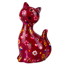 Pomme Pidou 'Caramel' Cat shaped ceramic Money Box, 17.5cm, gift boxed