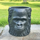 Gorilla Head shaped Planter novelty home or  garden decoration