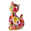 Pomme Pidou 'Caramel' Cat shaped ceramic Money Box, 17.5cm, gift boxed