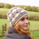 Pachamama Sheep Design Beanie In Pure Merino Wool