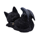 Black Cat With Bat Wings Figurine, 18cm