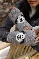 Pachamama Smiley Dog Handwarmers All Wool Chunky Knit