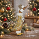 DCUK Gilded Caramel Duckling Christmas Duck Decoration Wearing A Robe