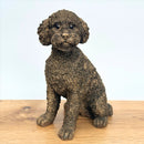Cockapoo figurine, Leonardo Reflections Bronzed range, gift boxed