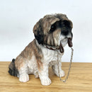 Shih Tzu ornament figurine from the Leonardo Walkies range, height 17cm, gift boxed