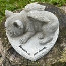 French Bulldog Memorial 'Forever In Our Hearts' Stone Effect Dog Pet Loss Gift