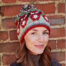 Pachamama Skulk Of Foxes Bobble Beanie Hat In Chunky Knit Wool